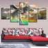 Tableau Loup Abstrait